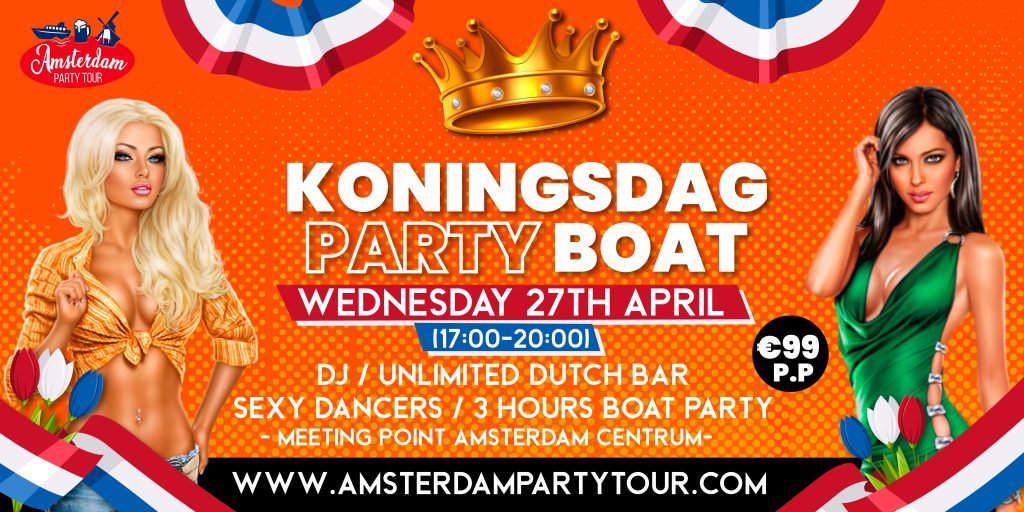 KING´S DAY PARTY BOAT TOUR